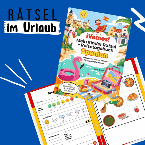 ¡Vamos! Mein Kinder Rätsel- Reisetagebuch SPANIEN
