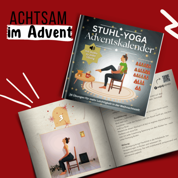 Stuhl Yoga Adventskalender