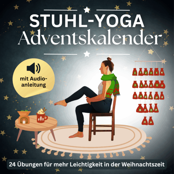 Stuhl Yoga Adventskalender