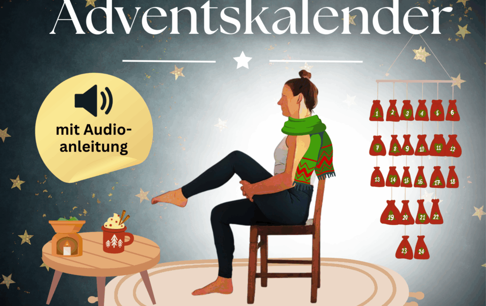 Stuhl Yoga Adventskalender